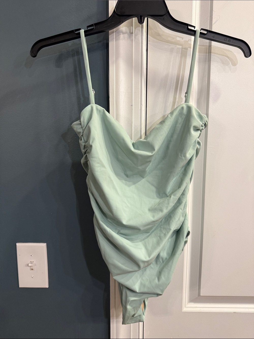 Belle Anna The Ruched Maillot One-Piece Swimsuit NWT